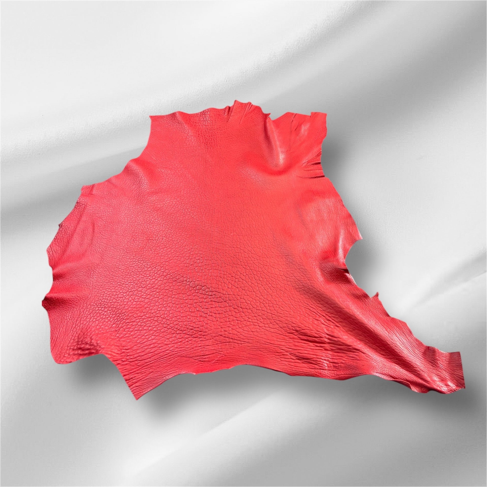 Cuir Agneau Bubble Rouge de Mars