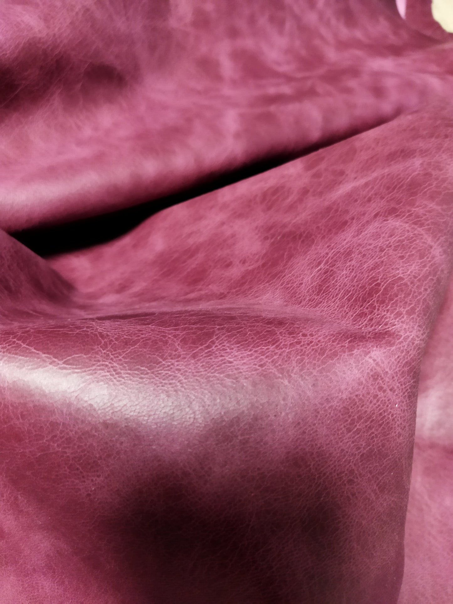 Cuir de Chèvre - Rose/Violet effet délavé
