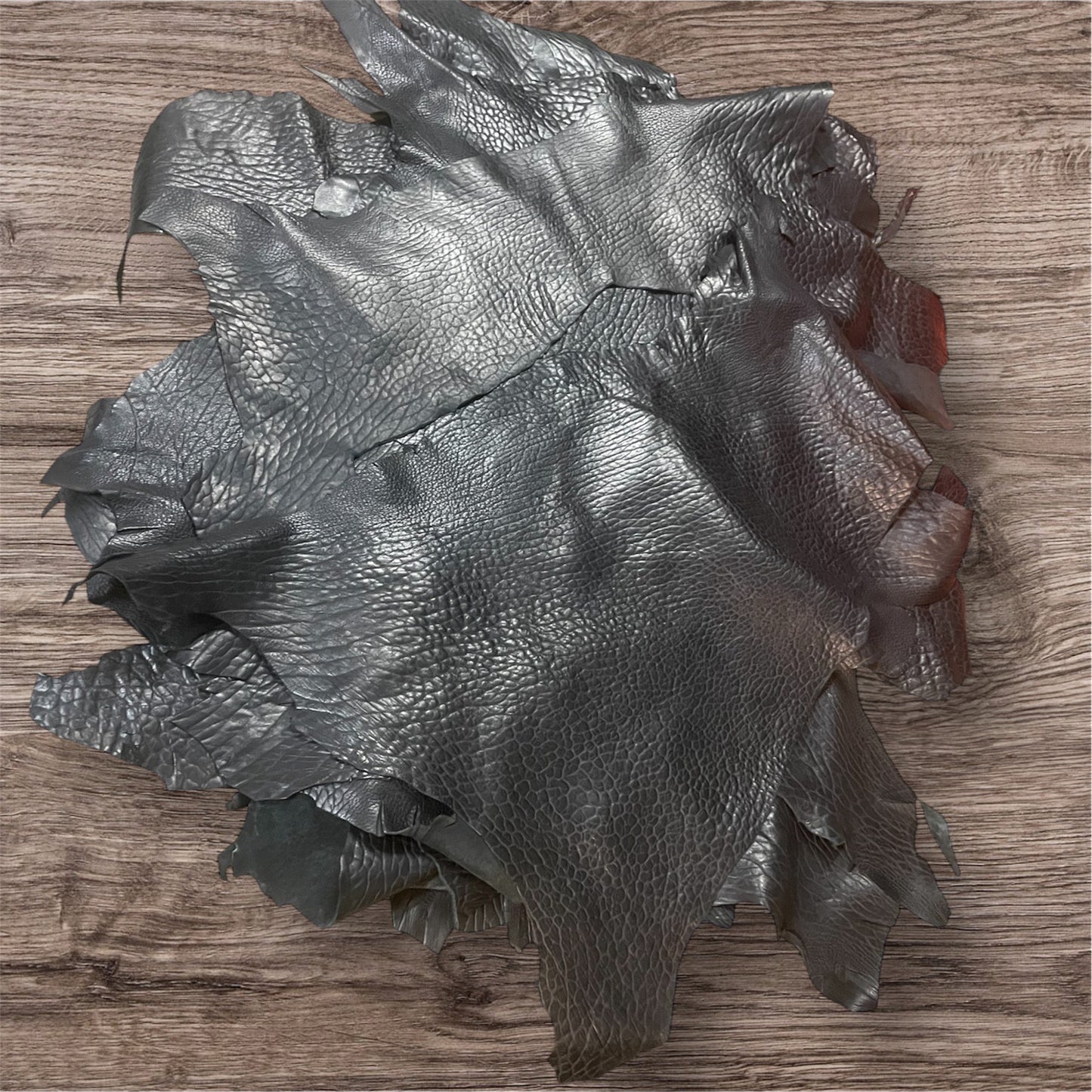Lot de 1 kg de grandes chutes - Cuir d'agneau végétal