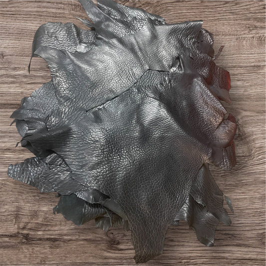 Lot de 1 kg de grandes chutes - Cuir d'agneau végétal